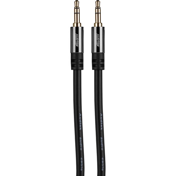 Main product image for Audtek 35SMC-12 12 ft. Premium Slim 3.5mm Stereo Male to Male Dual Shielded Audio Cable 24 AWG BC181-922